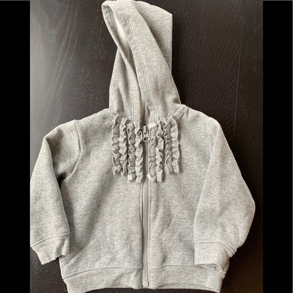 Old Navy Infant Fleece Jacket, 6-12 months, gray